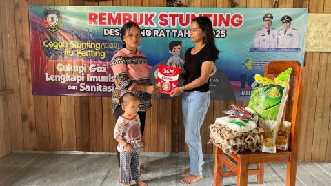 Pemberian bantuan pada masyarakat 